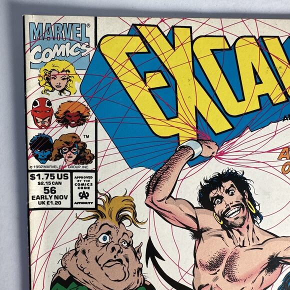 Excalibur #56 Early November 1992 Marvel Comic Book At Mercy Of Madness Psylocke - Picture 4 of 7
